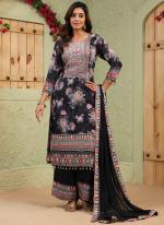 Muslin Black Eid Wear Embroidery Work Readymade Pakistani Suit